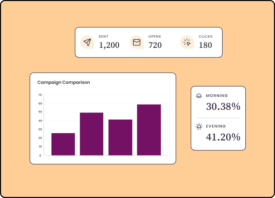 Email Reports interface illustration