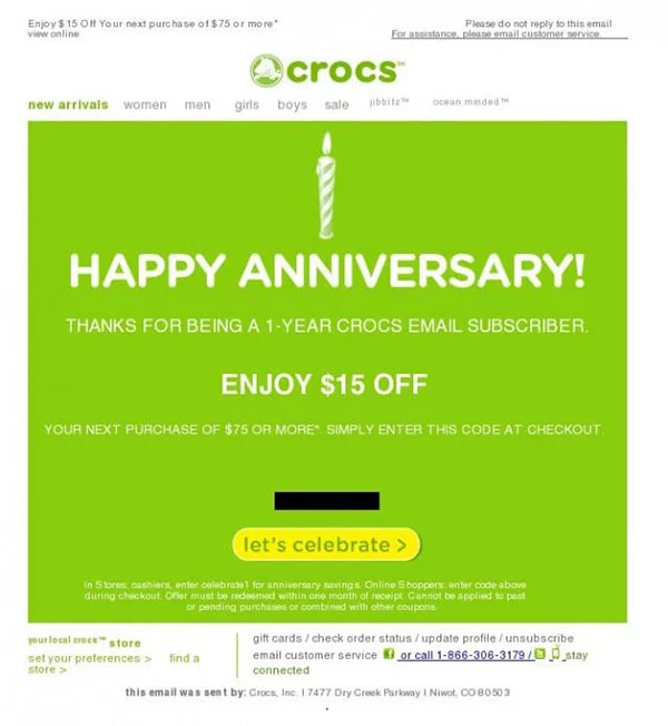 crocs email
