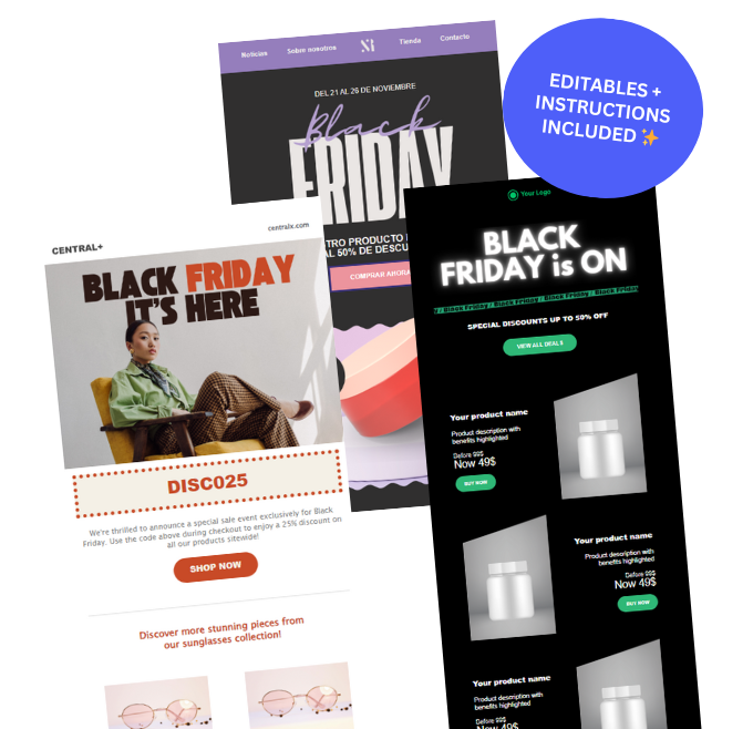 BLACK FRIDAY TEMPLATES